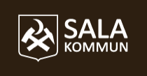 Sala kommunlogotyp - vit version